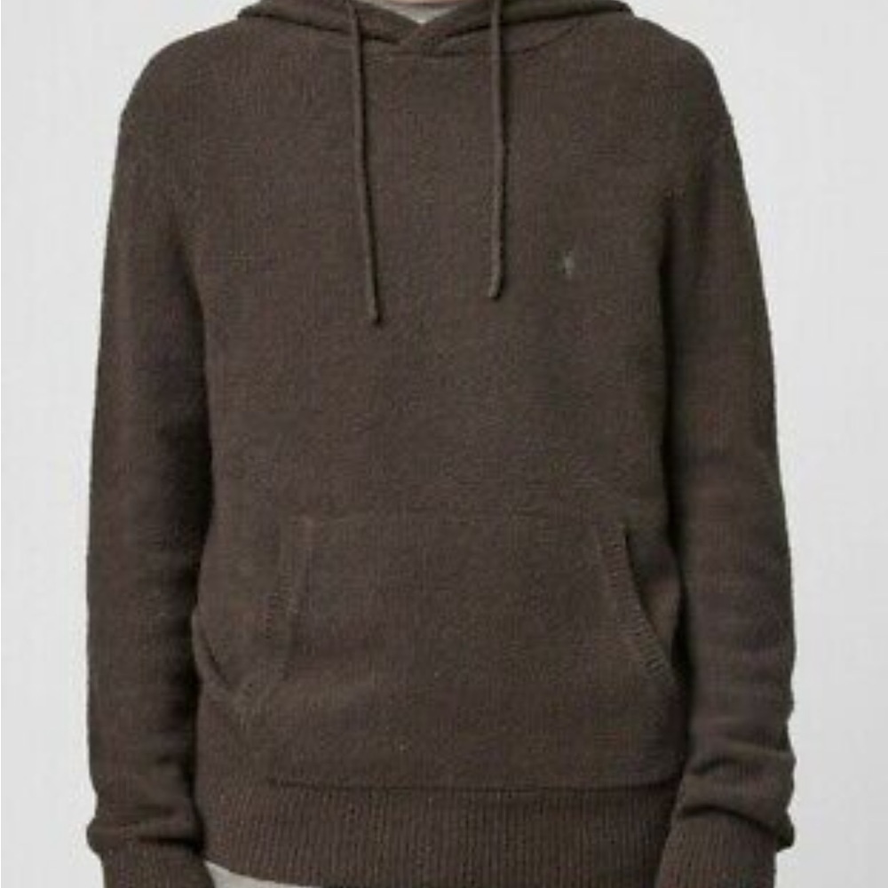 Men’s All Saints hood pullover long sleeve tolnar hoodie